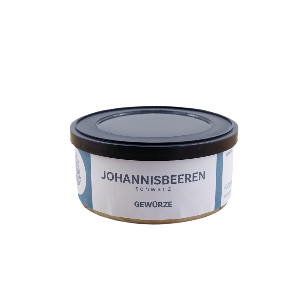 schwarze Johannisbeeren ganz