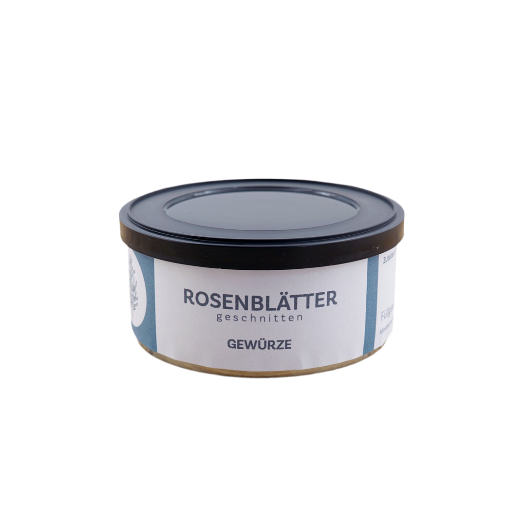 Rosenblätter geschnitten