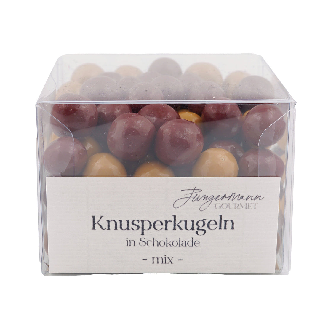 Knusperkugeln in Schokolade mix