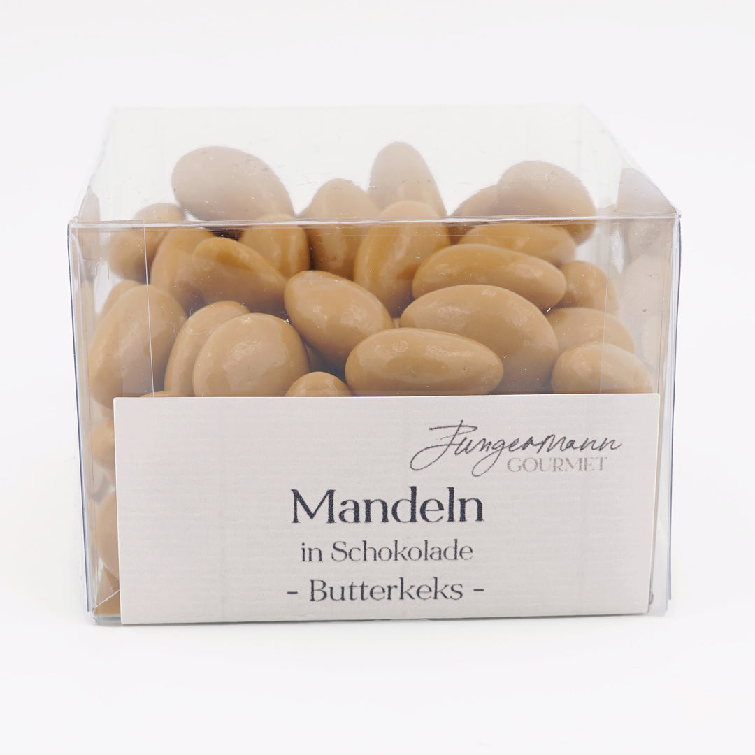 Mandeln in Schokolade Butterkeks