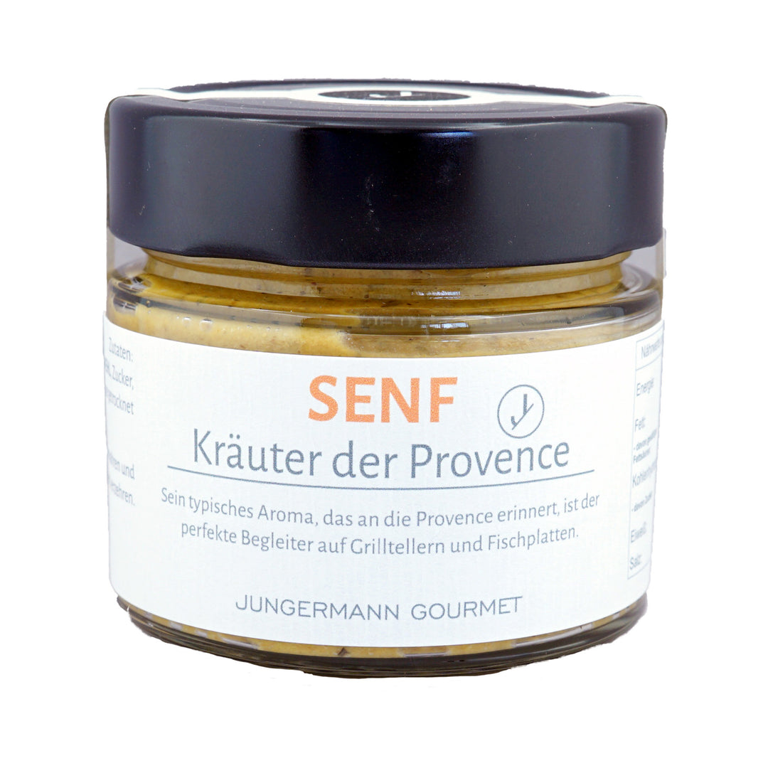 Senf mit Kräuter der Provence