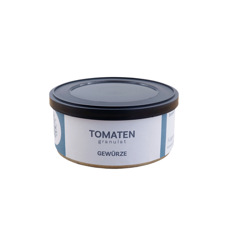 Tomatengranulat von Jungermann Gourmet, Produktansicht vor weißem Hintergrund.