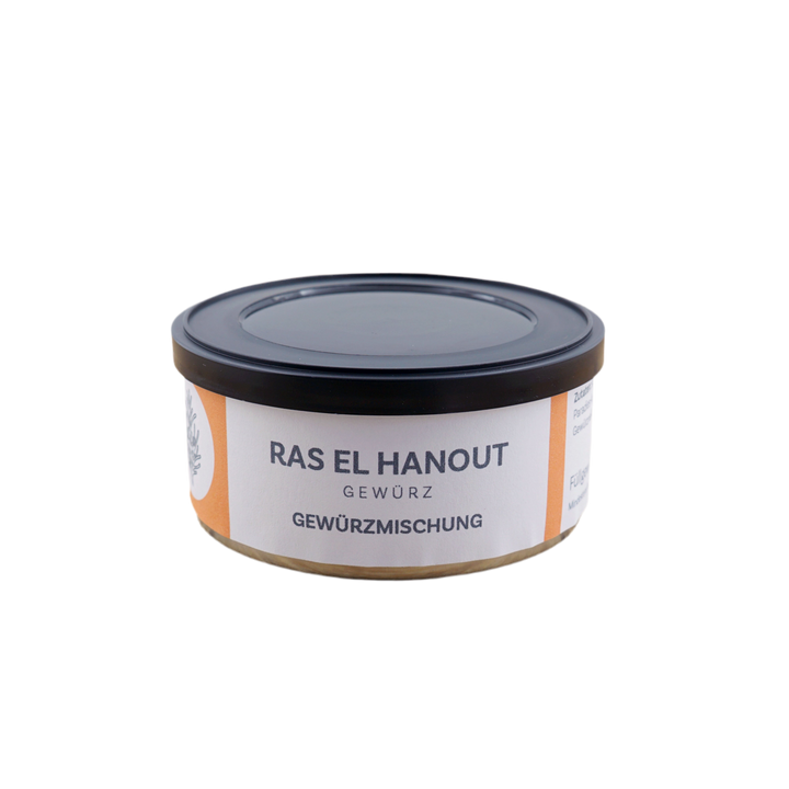 Ras el Hanout von Jungermann Gourmet, Produktansicht vor weißem Hintergrund.