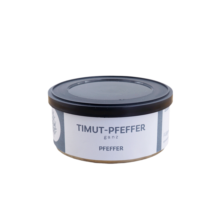Timut Pfeffer von Jungermann Gourmet, Produktansicht vor weißem Hintergrund.