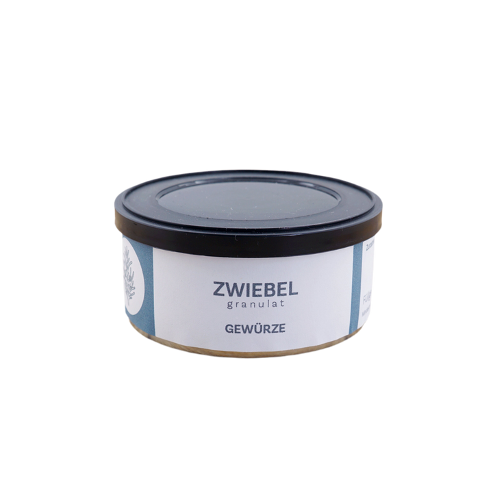 Zwiebelgranulat von Jungermann Gourmet, Produktansicht vor weißem Hintergrund.