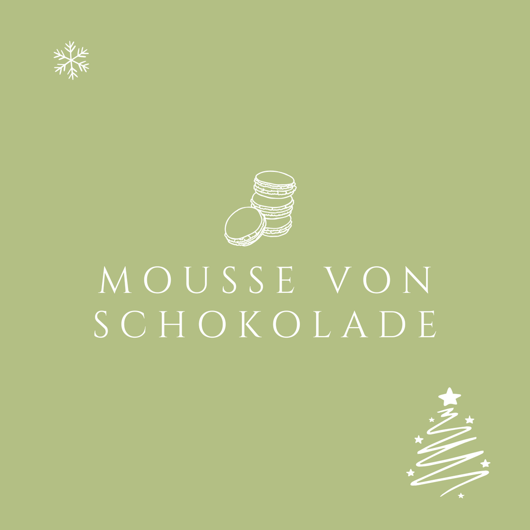 Mousse von dunkler Valrhona-Schokolade