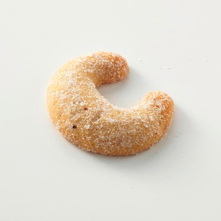 Vanillekipferl von Jungermann Gourmet – Originalaufnahme des Gebäcks mit sichtbarer Form und Oberfläche.