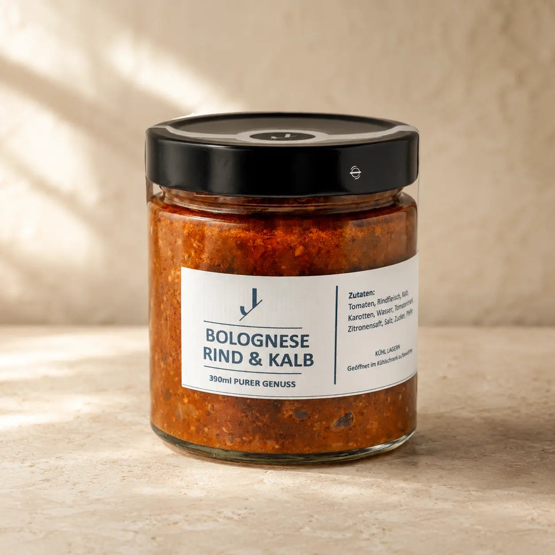 Jungermann Gourmet Bolognese-Sauce vom Rind und Kalb im Glas