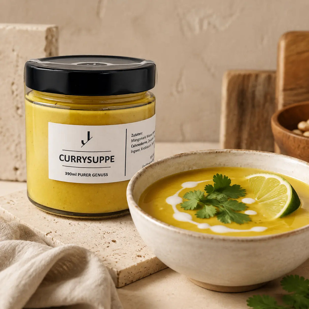 Jungermann Gourmet Curry-Suppe mit Kokos, Limette und Kräutern