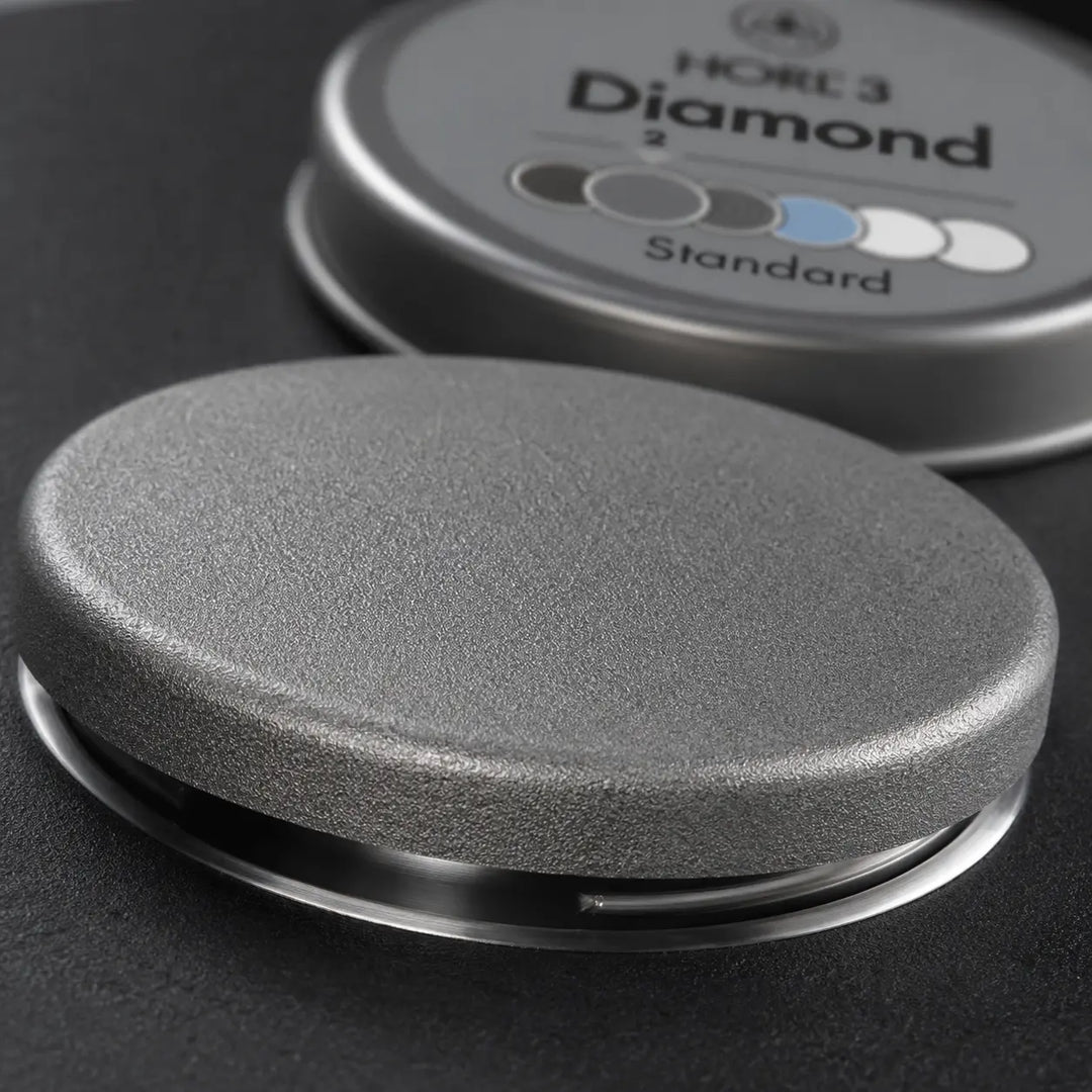 HORL3 Diamant Standard Schleifscheibe mit sichtbarer feiner Diamantoberfläche