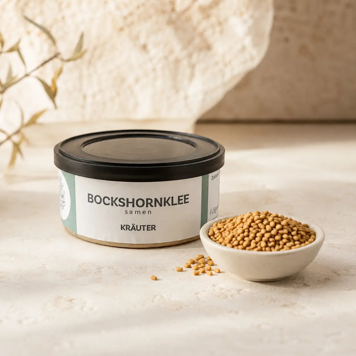 Bockshornklee Samen von Jungermann Gourmet in der Gewürzdose mit ganzen Samen