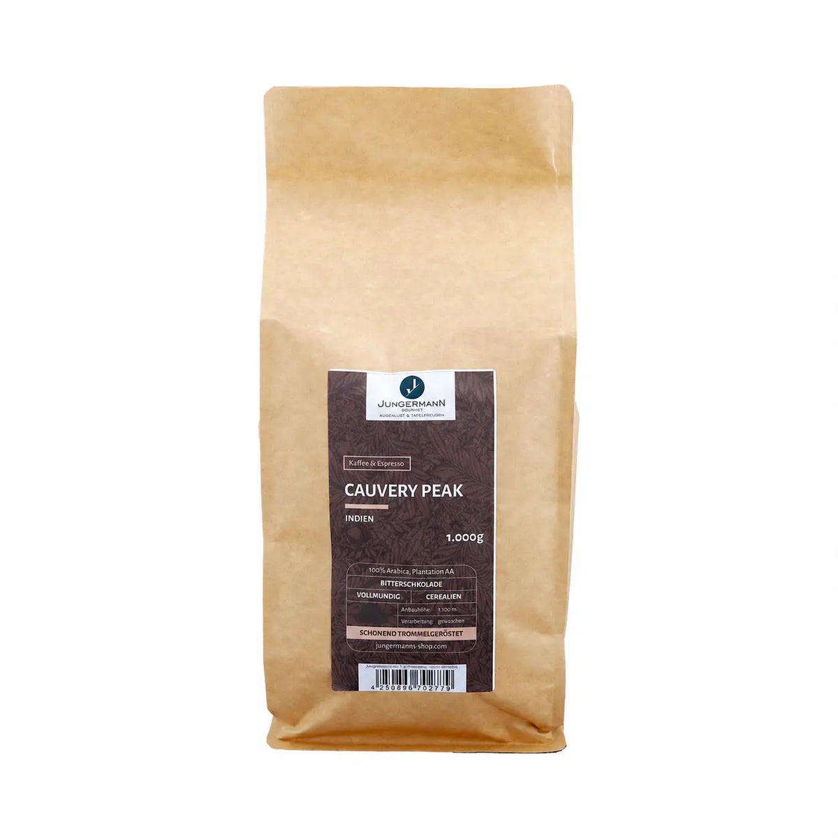 Cauvery-Peak Kaffee von Jungermann Gourmet in der 1000-g-Packung