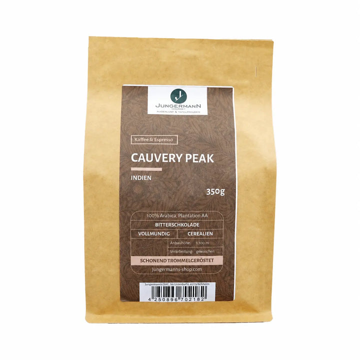 Cauvery-Peak Kaffee von Jungermann Gourmet in der 350-g-Packung