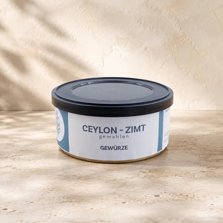 Jungermann Gourmet Ceylon Zimt gemahlen in der Gewürzdose