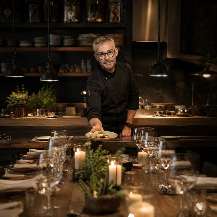 Gedeckter Chef&
