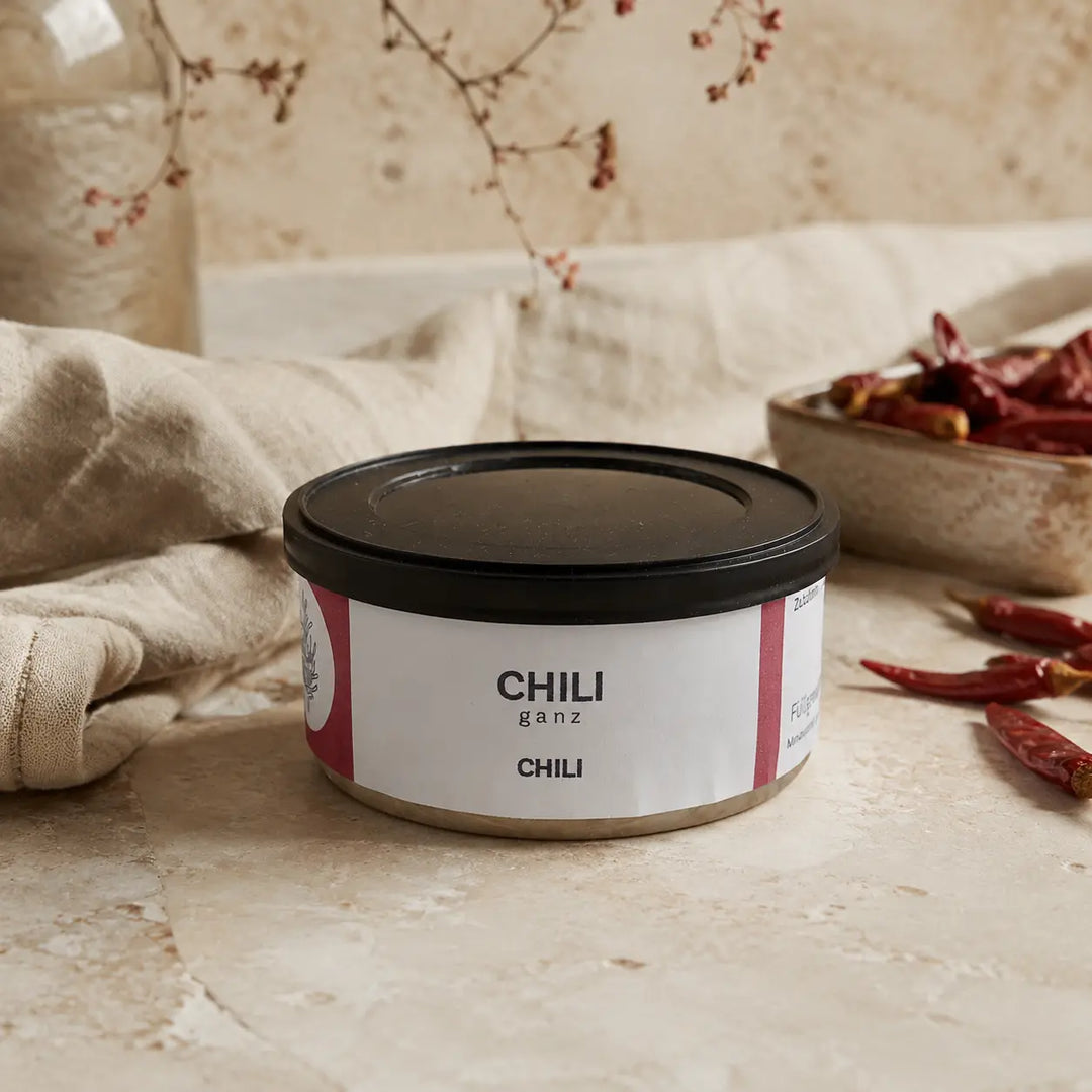 Jungermann Gourmet Chili ganz in der Gewürzdose