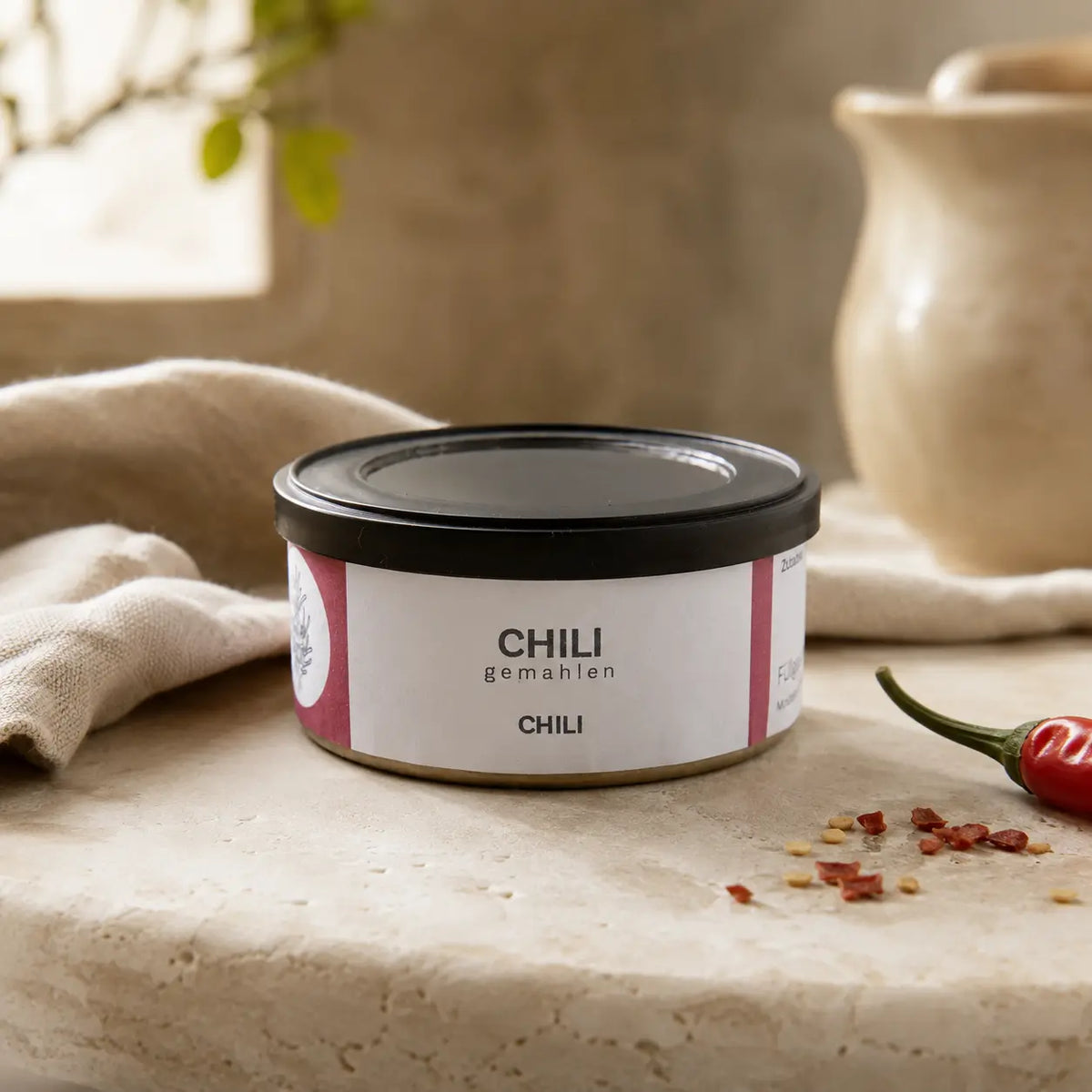 Jungermann Gourmet Chili gemahlen in der Gewürzdose