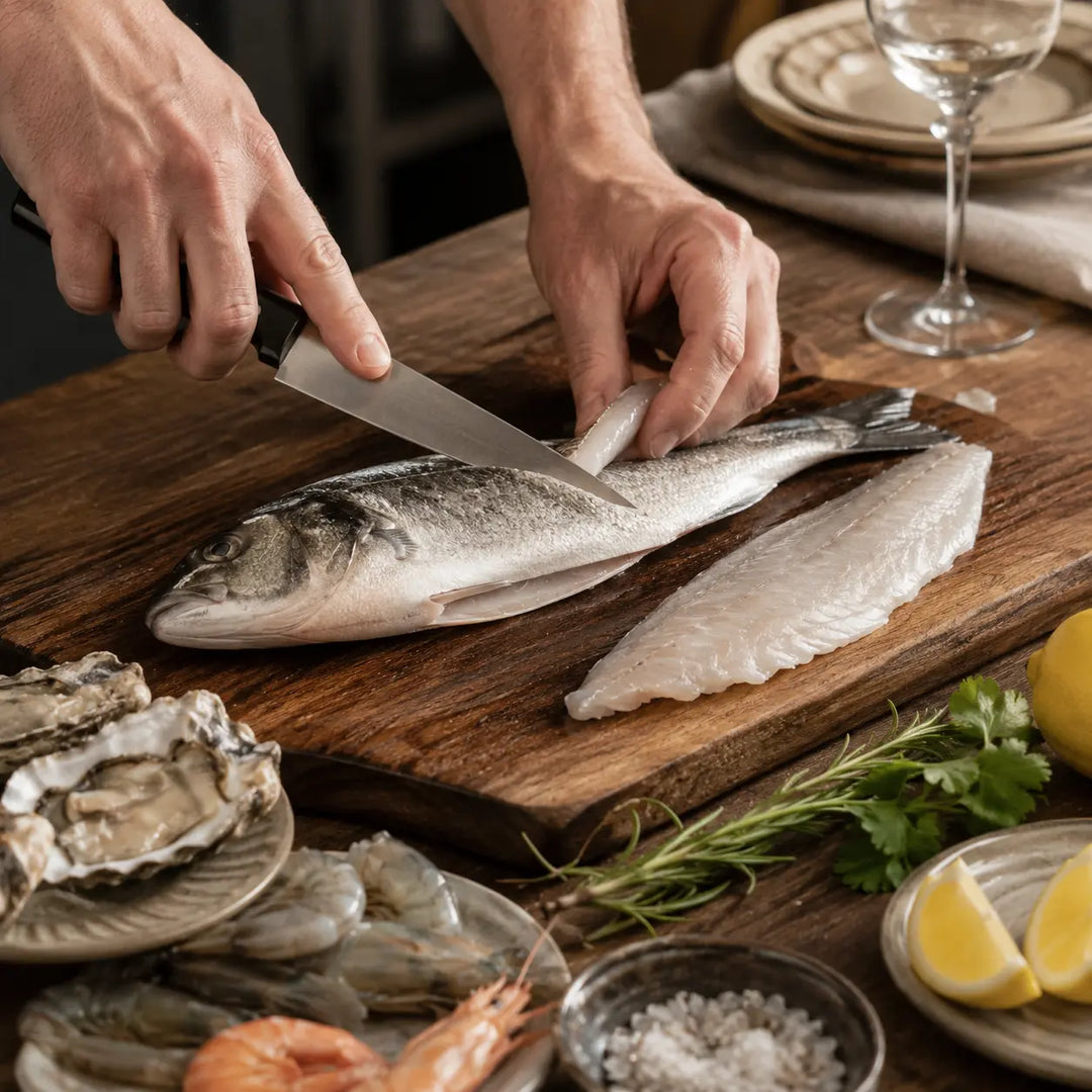 Fisch und Meeresfrüchte – fachgerechtes Filetieren eines frischen Fisches
