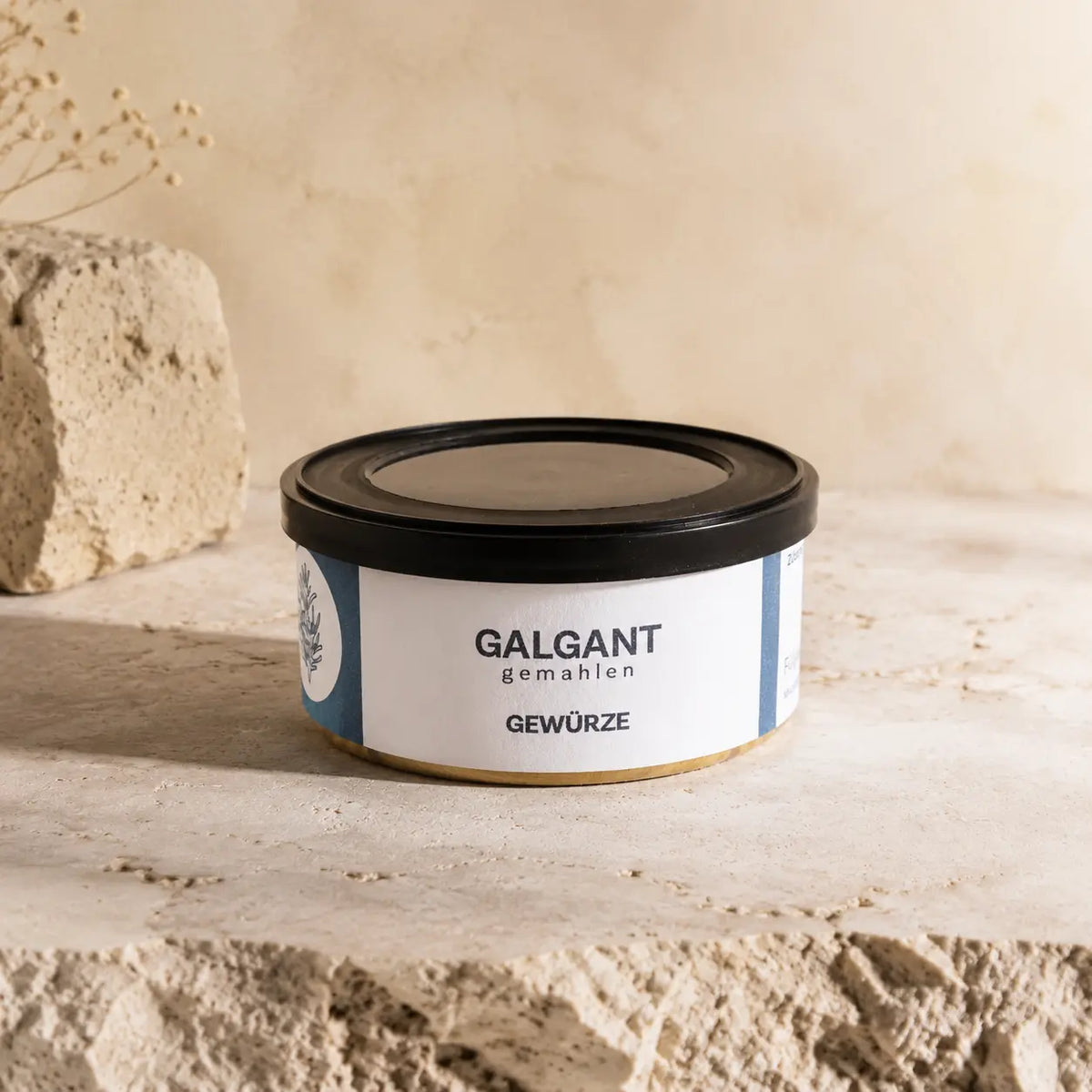 Galgantwurzel gemahlen von Jungermann Gourmet – Packshot der Gewürzdose