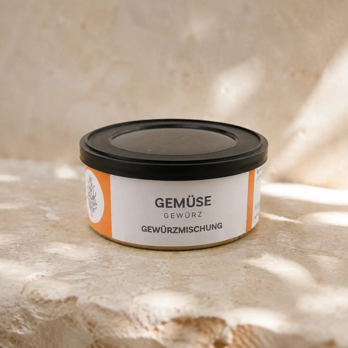 Gemüsegewürz von Jungermann Gourmet – Packshot der Gewürzmischung in der Dose