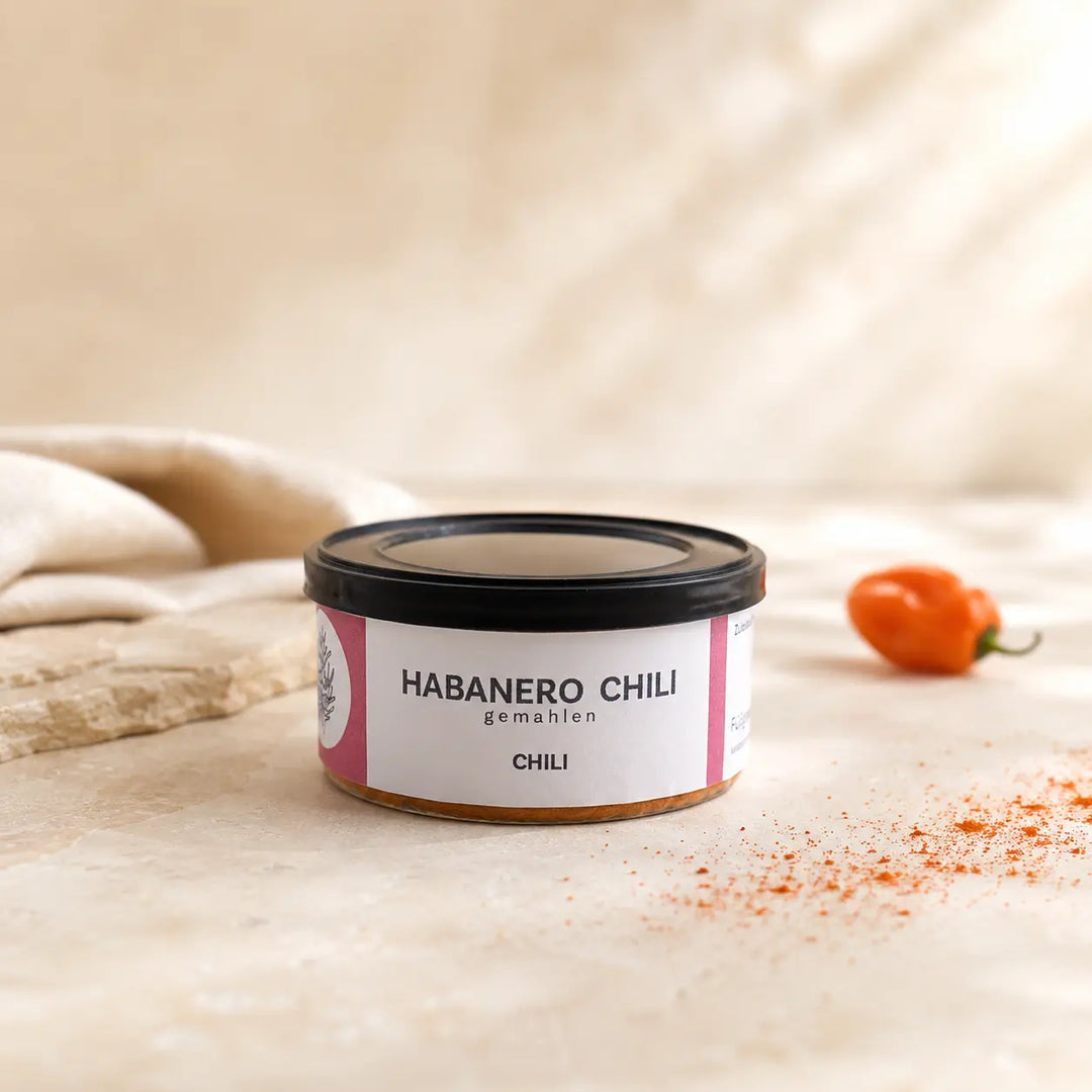 Jungermann Gourmet Habanero Chili gemahlen in der Gewürzdose