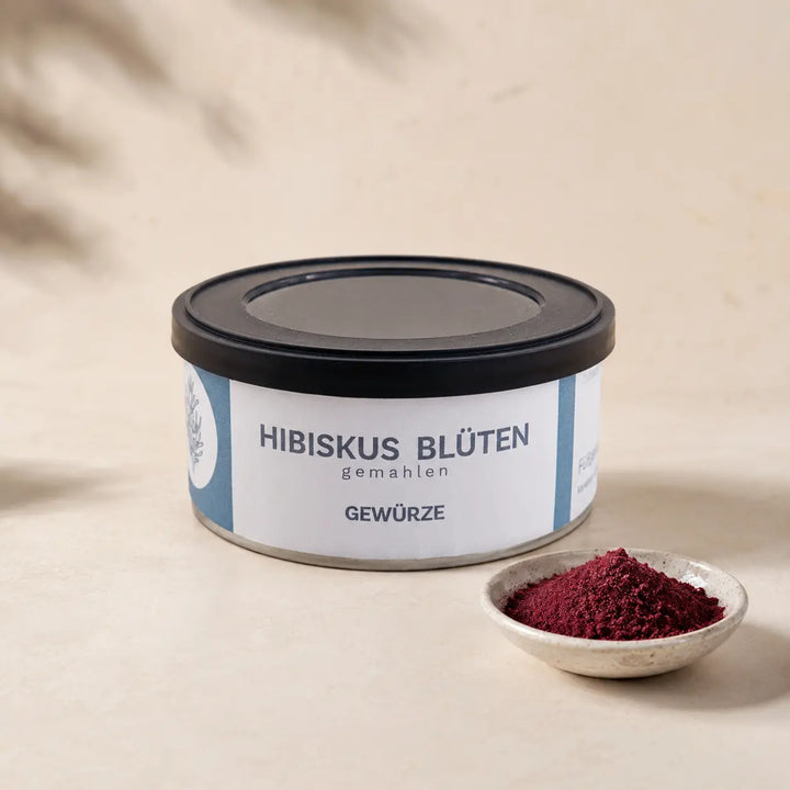 Hibiskusblüte gemahlen von Jungermann Gourmet – Premium-Packshot