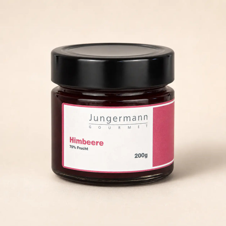 Himbeer Aufstrich von Jungermann Gourmet – Premium-Packshot