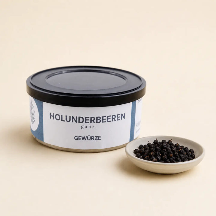 Holunderbeeren ganz von Jungermann Gourmet – Premium-Packshot