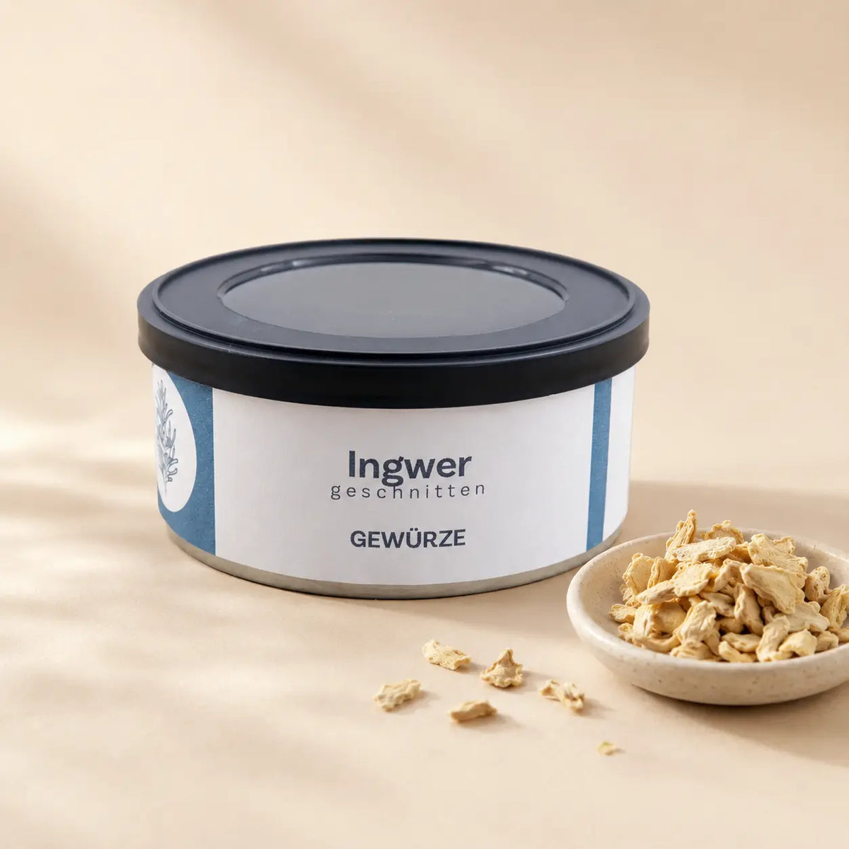 Ingwer geschnitten von Jungermann Gourmet – Premium-Packshot