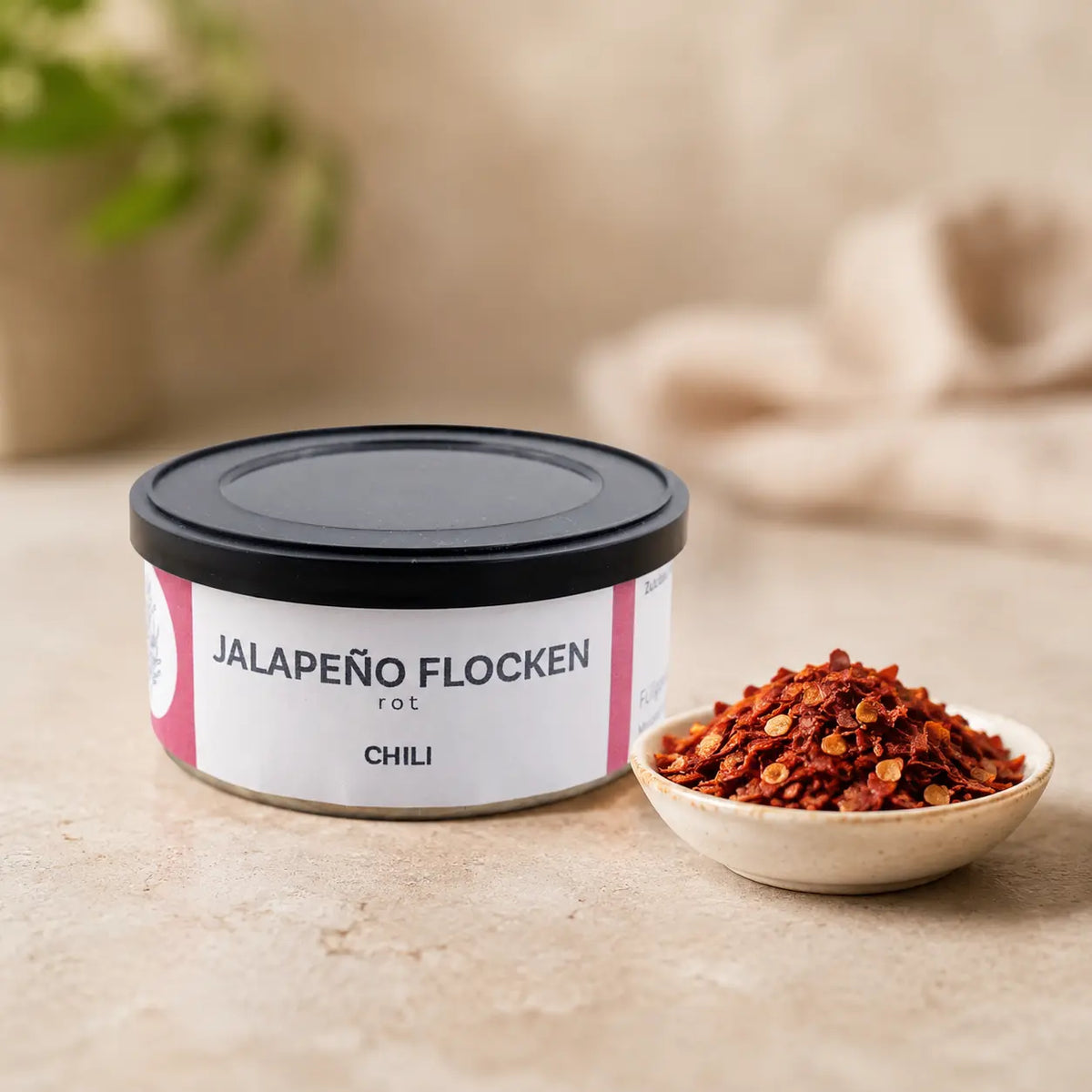 Jalapenoflocken rot von Jungermann Gourmet – Premium-Packshot
