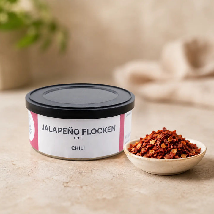 Jalapenoflocken rot von Jungermann Gourmet – Premium-Packshot