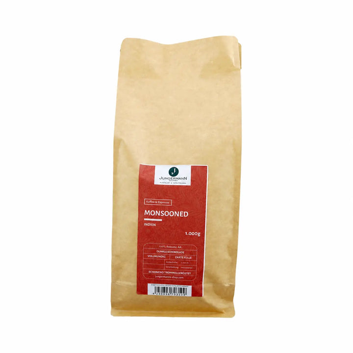 Monsooned Malabar Kaffee von Jungermann Gourmet in der 1000-g-Packung