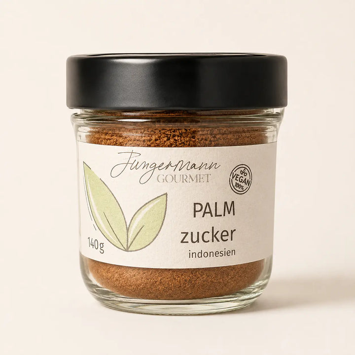 Palmzucker von Jungermann Gourmet im 140-g-Glas