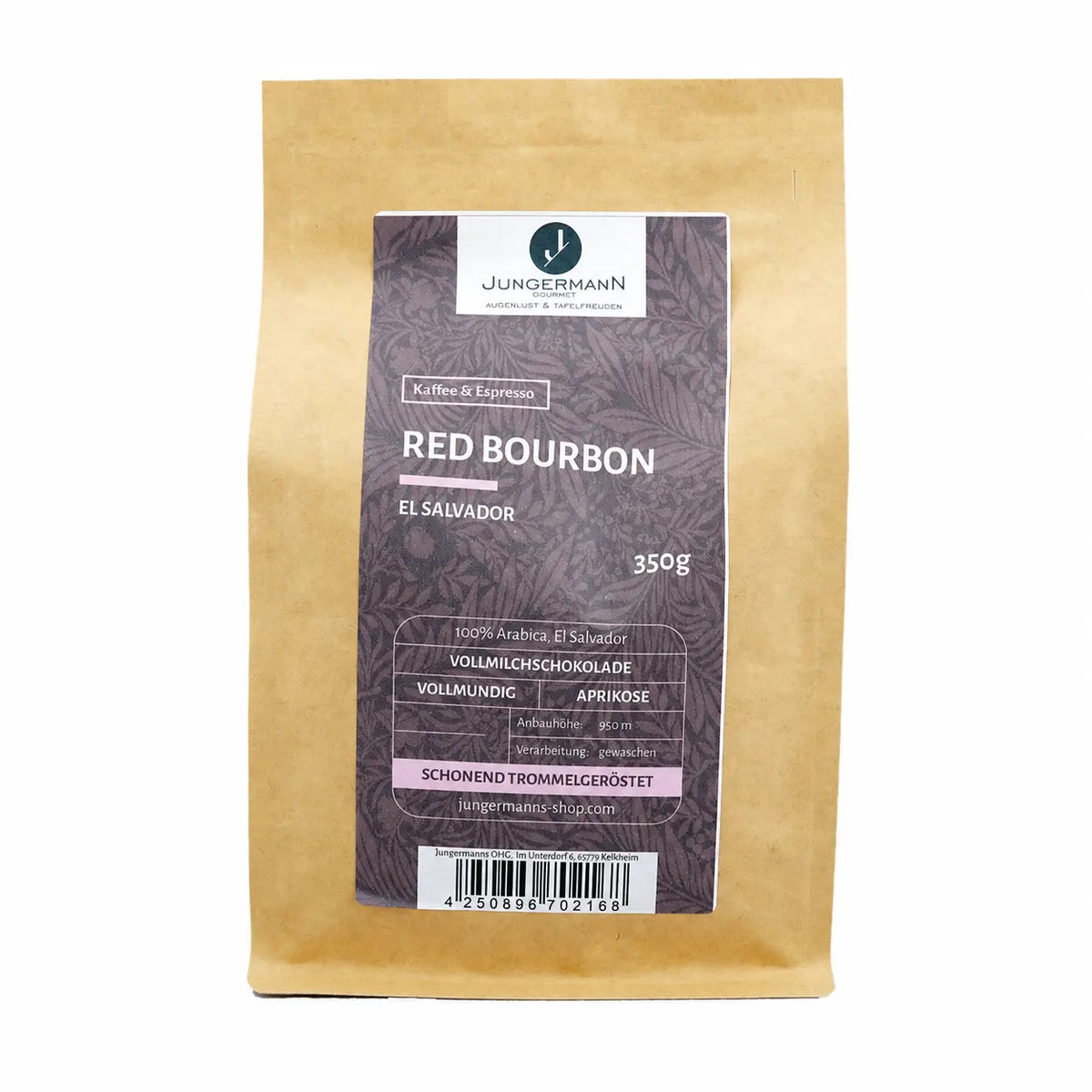 Red Bourbon Kaffee von Jungermann Gourmet in der 350-g-Packung