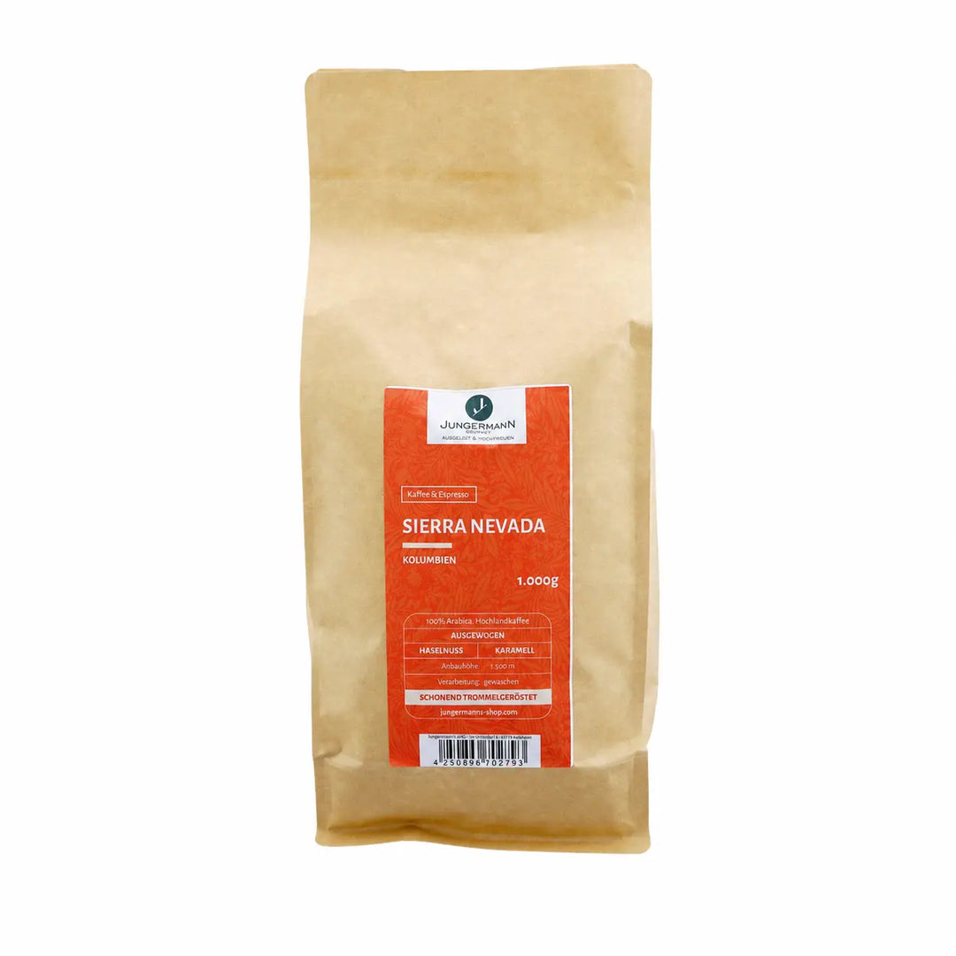 Sierra Nevada Kaffee von Jungermann Gourmet in der 1000-g-Packung