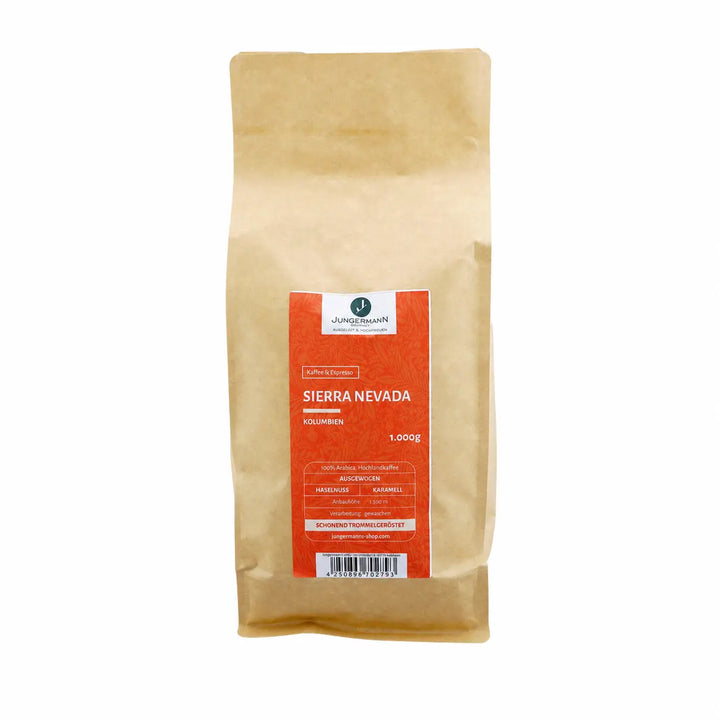 Sierra Nevada Kaffee von Jungermann Gourmet in der 1000-g-Packung