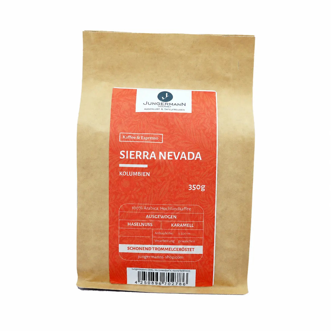 Sierra Nevada Kaffee von Jungermann Gourmet in der 350-g-Packung