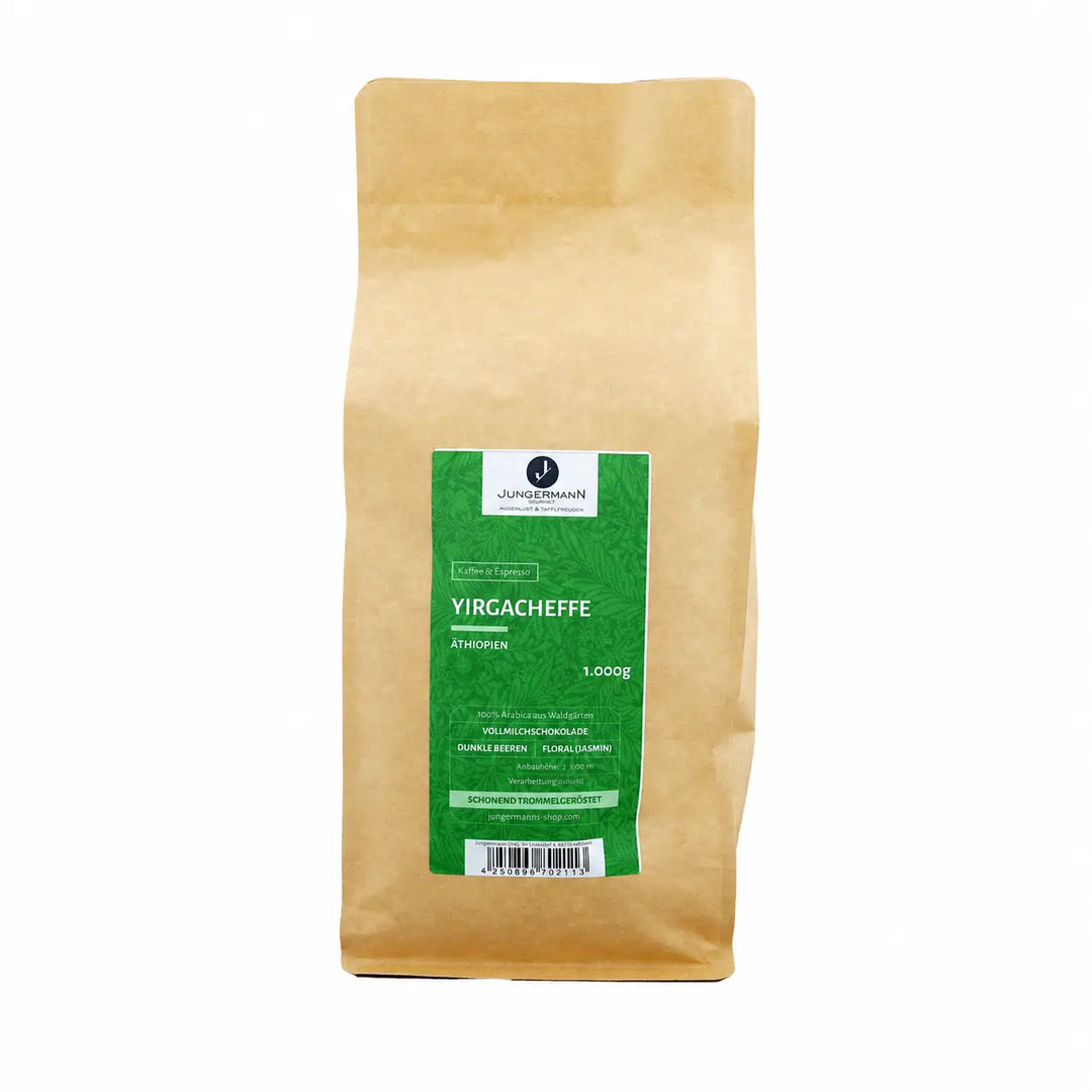 Yirgacheffe Kaffee von Jungermann Gourmet in der 1000-g-Packung