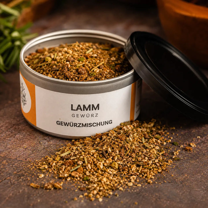 Lammgewürz als grobe aromatische Gewürzmischung im Detail