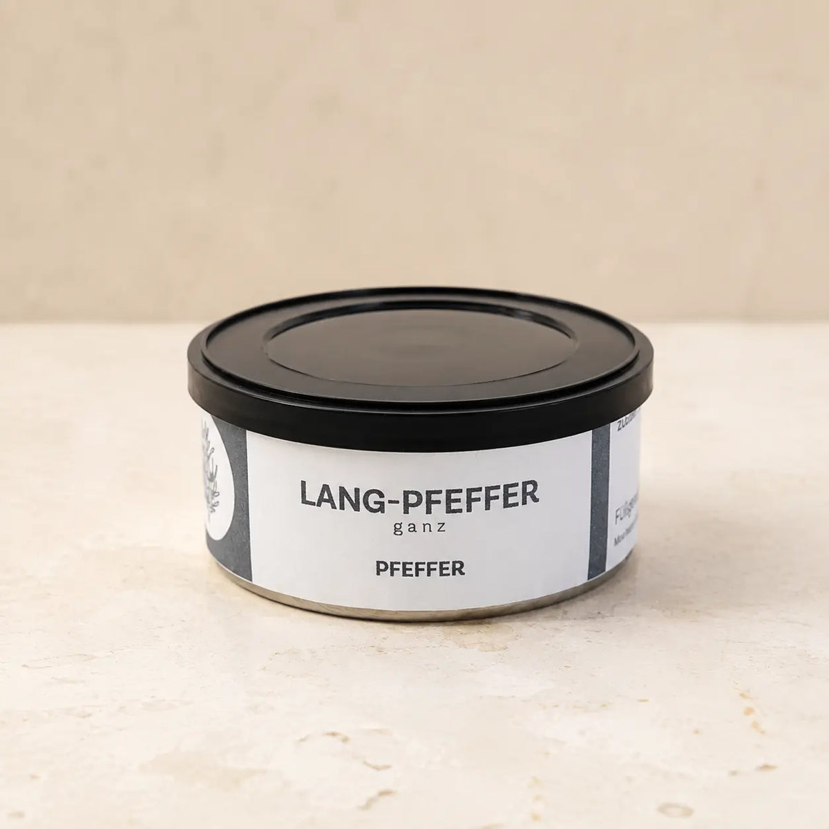 Langpfeffer von Jungermann Gourmet in der originalen flachen Pfefferdose