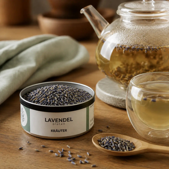 Lavendelblüte als feine Zutat für aromatischen Kräutertee