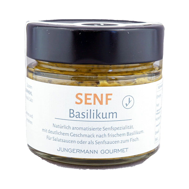 Senf mit Basilikum