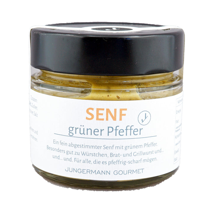 Senf mit grünem Pfeffer